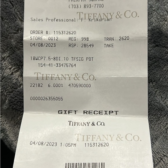 Tiffany & Co 18k white gold pearl necklace - Picture 2 of 3